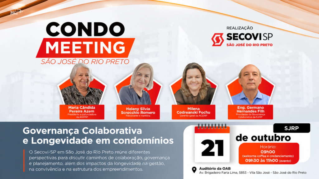 AGERIP participa do Condo Meeting e acompanha debates sobre governança e longevidade